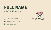 Hand Heart Care Business Card