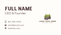  Tree Log Truck Business Card