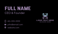 Digital Gamer Letter X Business Card