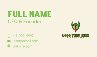 Green Owl Horns Business Card