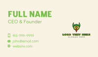 Green Owl Horns Business Card