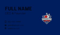Bowling Ball Pin Shield Business Card