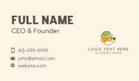 Cute Puppy Hat Business Card Design