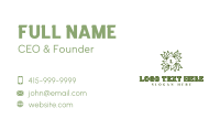 Organic Vegan Wellness Business Card