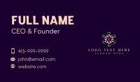 Nature Flower Spa Business Card