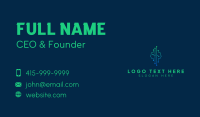 Digital Technology Head Business Card Design