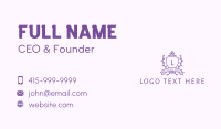 Floral Vineyard  Letter Business Card