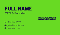 General Business Card example 1