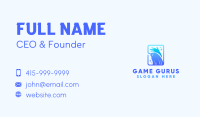 Cleaning Hand Broom Business Card Design