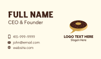 Donut Delivery Chat Business Card