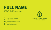 Green Leaf Nature Business Card