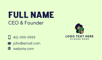 Cash Woman Money Business Card Design