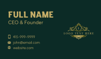 Vintage Classic Crest Business Card