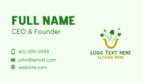 Shamrock Horseshoe Firework Business Card