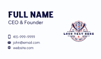 Razor Blade Barbershop Business Card Design