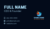 Fire Ice Thermal Hvac Business Card