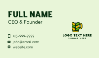 Organic Beer Mug  Business Card
