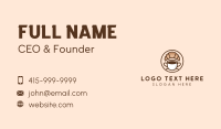 Croissant Coffee Cup Business Card