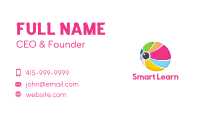 Colorful Ball Camera Business Card