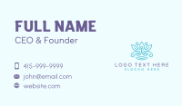 Yoga Zen Lotus Business Card