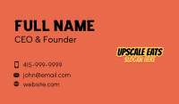 Spicy Asian Food Wordmark Business Card Image Preview