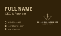 Wood Chisel Business Card example 4