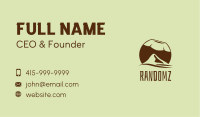 Tropical Coconut Mountain  Business Card