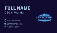 Iceberg Mountain Range Business Card