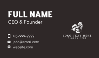 Smoking Skull Cigarette Business Card