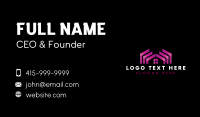 Roof Construction Builder Business Card Design