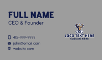 Soccer Field Business Card example 2