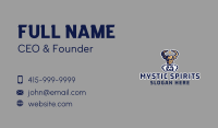 Soccer Bull Star Business Card Design