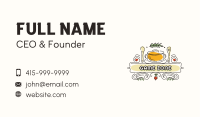 Cafeteria Business Card example 3