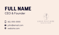 Flower Garden Spa Business Card Design