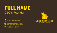 Hot Flaming Fuel  Business Card Image Preview