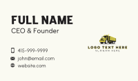Truckload Haulage Vehicle Business Card