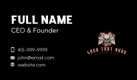 Skull Death Wing Business Card