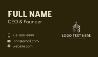 Armor Game Warrior Business Card