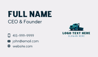 Flatbed Truck Delivery Cargo Business Card