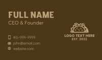 Mexican Taco Food Stall  Business Card