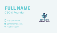 Rifle Soldier Mascot Business Card