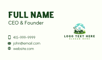 Landscaping Lawn Mower Business Card