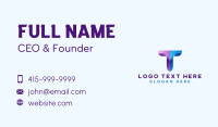 Media Advertising Startup Business Card Design