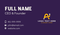 Digital Business Letter A Business Card