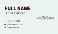 Alehouse Business Card example 3