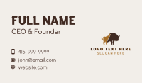 Bull Wild Animal Business Card