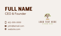 Garden Plant Shovel Business Card Design