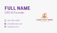 Educational Castle Book Business Card