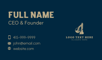 Digger Construction Machine Business Card Design