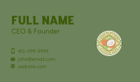 Fresh Coconut Juice Business Card